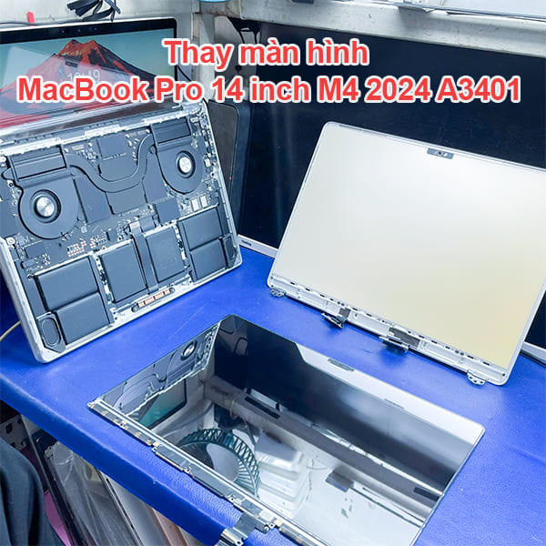 Dịch vụ thay màn hình MacBook Pro 14 inch M4 2024 A3401