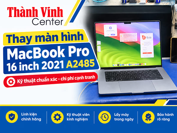 Màn hình MacBook Pro M1 16 inch 2021 A2485
