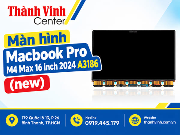 Màn hình MacBook Pro M4 Max 16 inch 2024 A3186