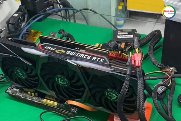 Sửa card VGA MSI RTX 2080 Ti chạy rác hình