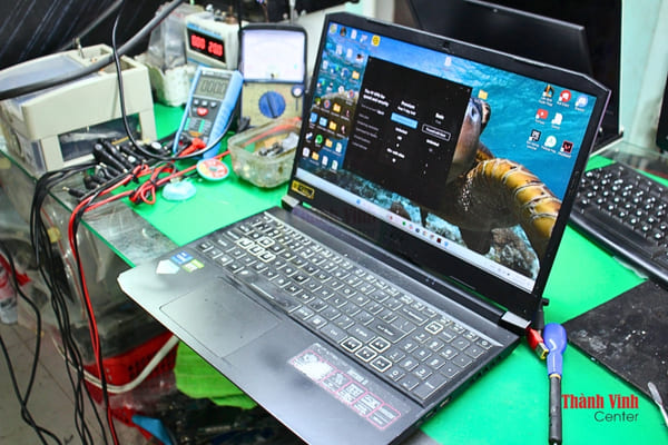 thay CPU Intel Core i7 11th Gen 11800H cho laptop gaming Acer Nitro 5 AN515-57