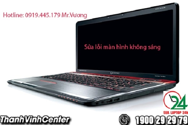 Lỗi laptop mở lên nhưng không sáng màn hình