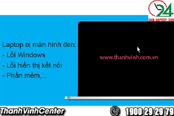 Một số cách sửa laptop bị đen màn hình