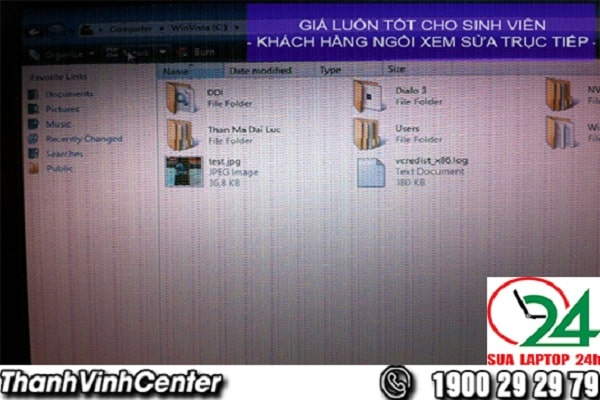 Sữa lỗi màn hình bị nhiễu