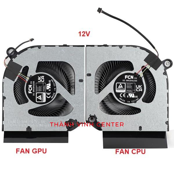 Fan Quạt tản nhiệt CPU laptop ACER Predator Helios Neo16 PHN16-71 PHN18 N22Q22 PHN18-71 DC 12V (Cáp Dài)
