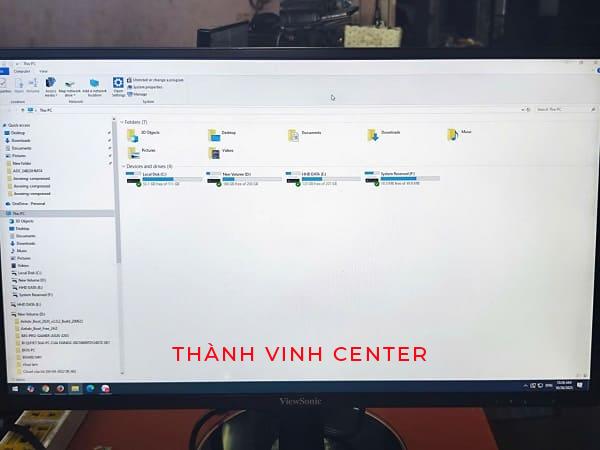 MÀN HÌNH CŨ VIEWSONIC VA2419-SH 24inch ĐỘ PHÂN GIẢI FULL HD (1980x1080)