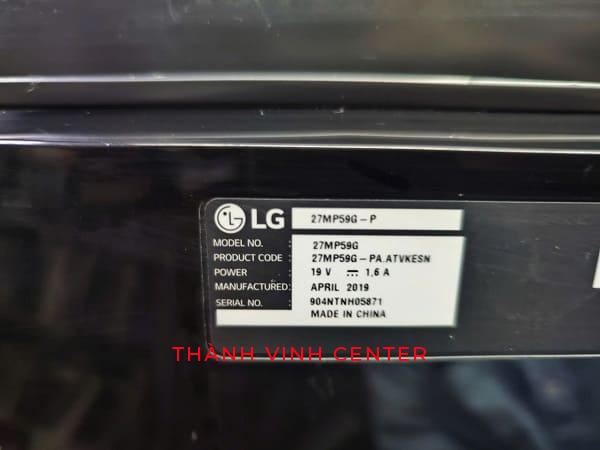 MÀN HÌNH MÁY TÍNH ĐỂ BÀN CŨ LG 27MP59G-P 27
