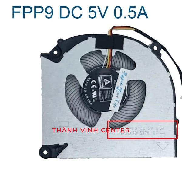 Fan quạt tản nhiệt CPU (FPP7 + FPP9 có thể lắp chung) laptop Gigabyte G5 KF KF5 G5 KE G5 GE G5 MF MF5 G5 ME G7 KE G7 ME RC55, RC555 DC5V 2022 - 2023 DFS5L32G16486P DC 5V