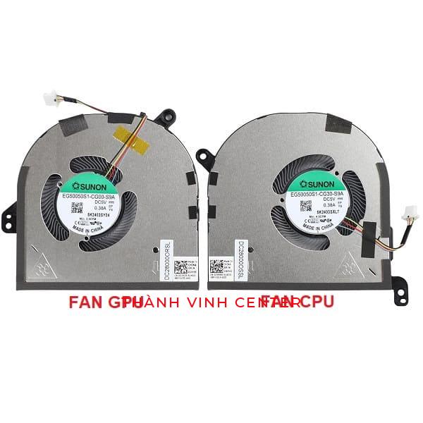 Fan quạt tản nhiệt GPU laptop Dell XPS 15 9500 9510 9520, Precision 5550 5560 5570 DC5V