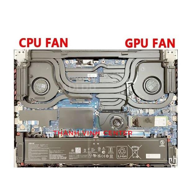 Fan Quạt tản nhiệt GPU (Dưới phím F1) laptop Asus Strix G16 G614 G614J G634J G614JI G614JV G614JJ G634J DC12V 2023
