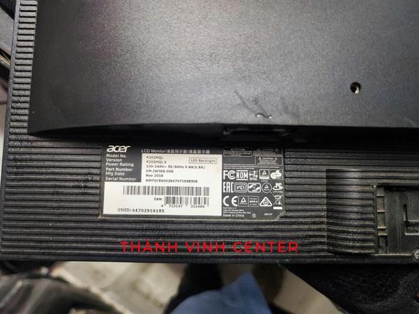 MÀN HÌNH MÁY TÍNH ĐỂ BÀN CŨ ACER K202HQL 19.5''INCH ĐỘ PHÂN GIẢI TỐI ĐA 1600 x 900 PIXEL HD