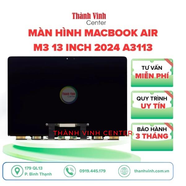 Màn Hình MacBook Air M3 13 inch 2024 A3113