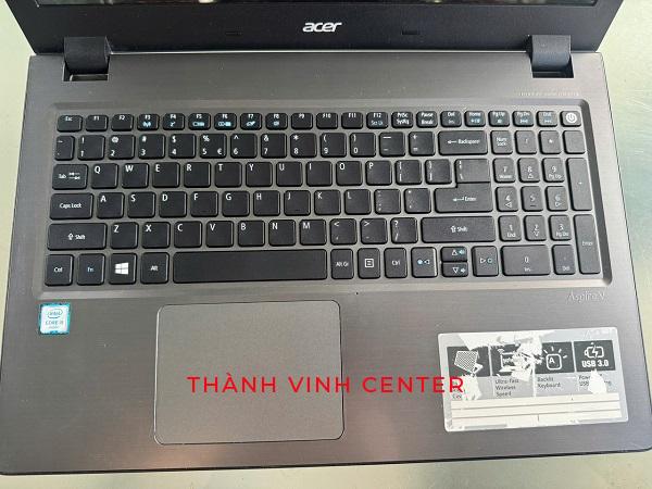 LAPTOP CŨ Acer Aspire V3-575 CPU i5 - 6200U RAM 8GB Ổ CỨNG SSD 128GB VGA Intel HD GRAPHICS 520 LCD 15.6 ''INCH ( 1366 x 768 ) HD