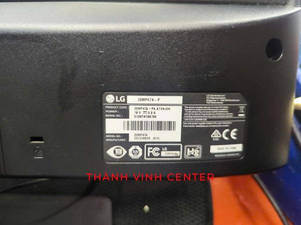 MÀN HÌNH MÁY TÍNH ĐỂ BÀN CŨ LG 20MP47A-P 19.5 inch ĐỘ PHÂN GIẢI TỐI ĐA 1440 x 900 PIXEL (HD)