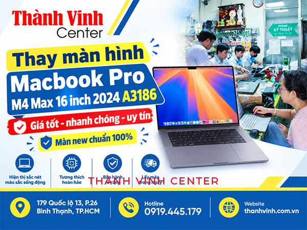 Màn hình Macbook Pro M4 Max 16 inch 2024 A3186